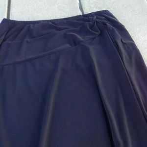 🔴 WORTHINGTON stretch black flared skirt